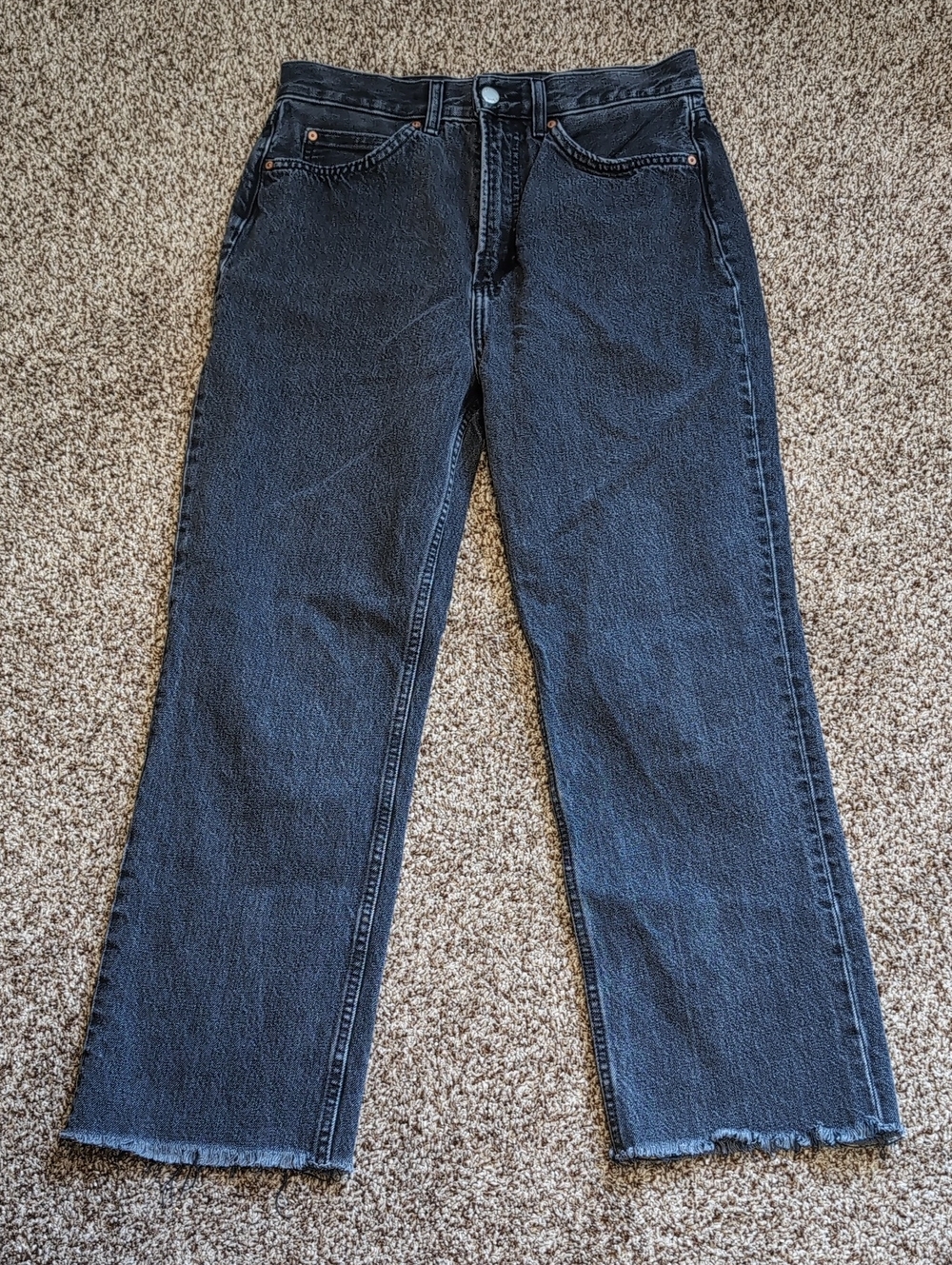 Denim Forum The Pin Up Super High Straight Size 29